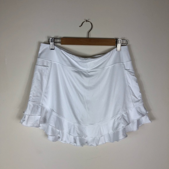Kyodan Skirts Kyodan White Ruffle Sports Skirt New Poshmark